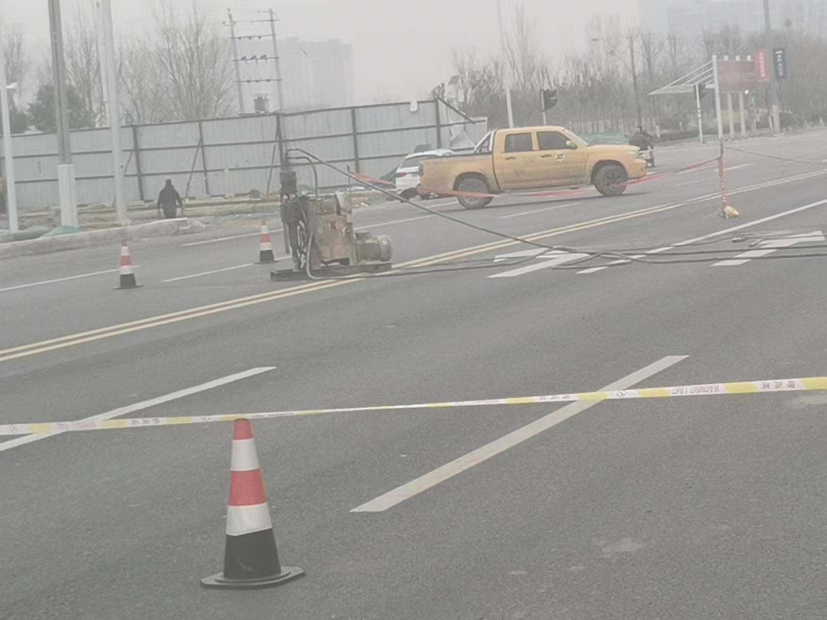 灵寿马路注浆